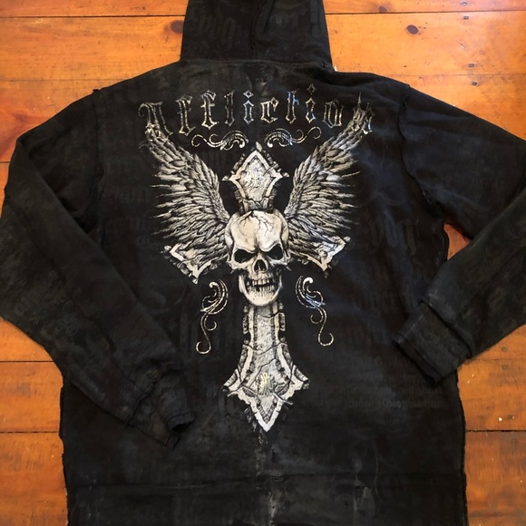 affliction hoodie